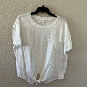 NWT size L tie front shirt